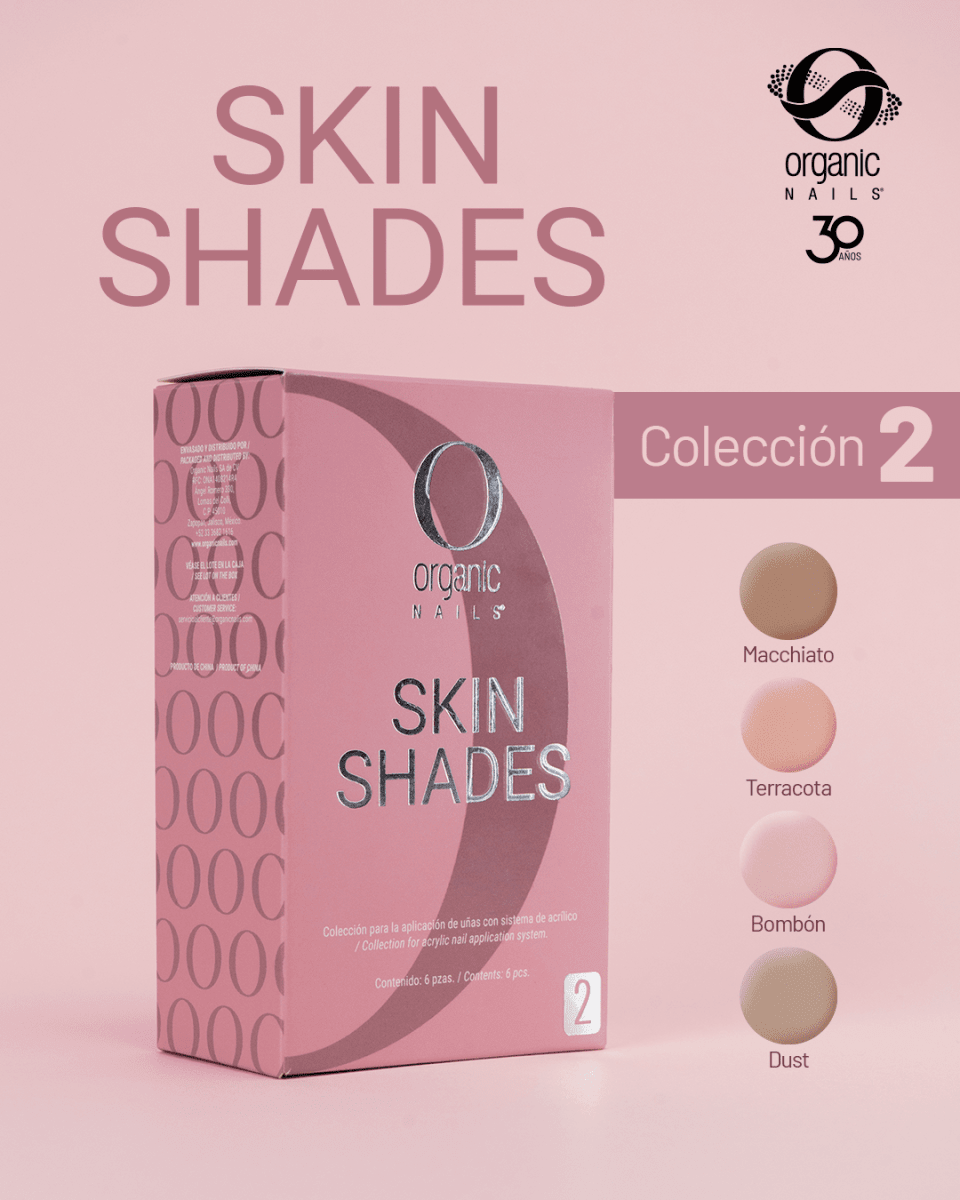 Colección 2 Acrílicos Skin Shades2
