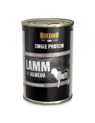 X6 Latas Belcando Single Protein Cordero Perro 400 GR