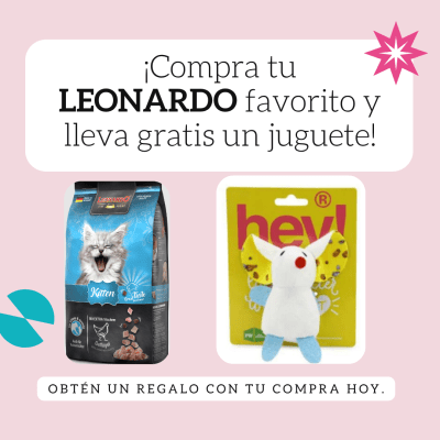 Pack Leonardo Kitten 7,5 Kg +juguete1