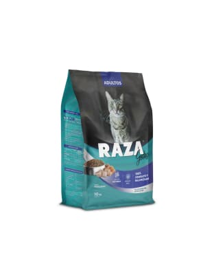 Alimento Gatos marca Raza sabor pescado formato 10 y 15 Kg