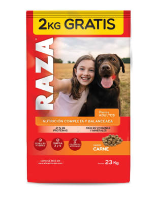 Alimento Perros adultos Carne 21 KG + 2 KG DE REGALO