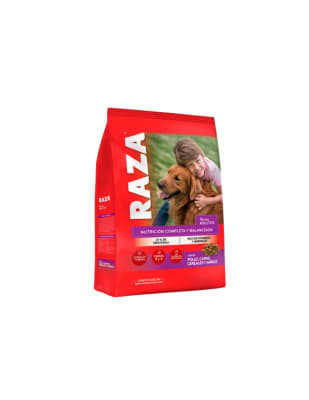 RAZA Perros Adultos Pollo Carne Cereal Arroz X 15 KG
