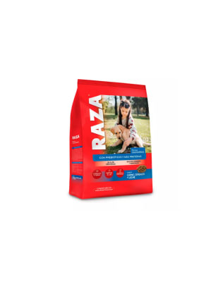 RAZA Perros cachorros Carne Cereal Leche X 15 KG