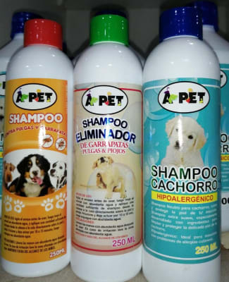 Shampoo Apet Pulgas y Garrapatas