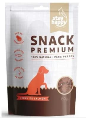 Snack Premium Salmón Perro Stay Happy 80 GR