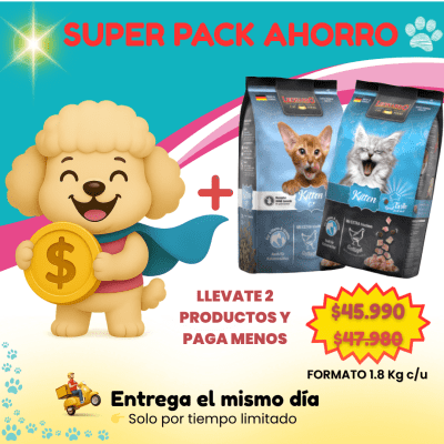 Super Ahorro pack Alimento Leonardo 2 kg