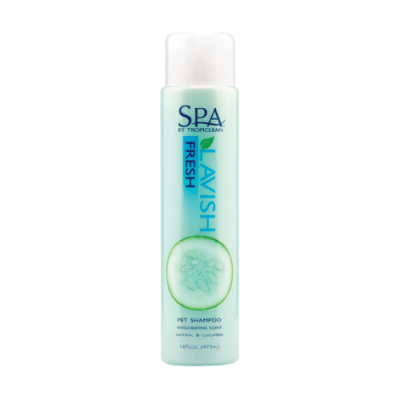 Shampoo Spa Comfort Pepino-Avena Perros y gatos TropliClean 473 ML