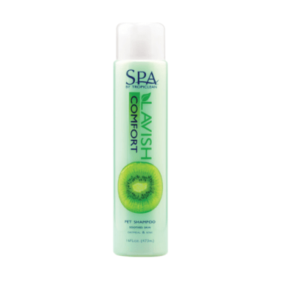 Shampoo Spa Comfort Avena-Kiwi Perros y gatos TropliClean 473 ML