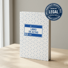 Libro de Actas 100 Hojas Tapa Dura | Imprenta El Zócalo