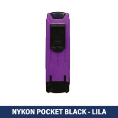 TIMBRE DE BOLSILLO 14X38MM POCKET V-P 302 BLACK NYKON LILA
