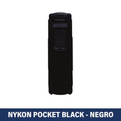 TIMBRE DE BOLSILLO 14X38MM POCKET V-P 302 BLACK NYKON NEGRO