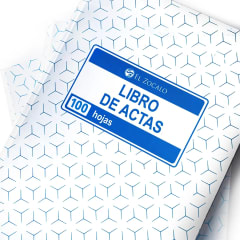 LIBRO DE ACTAS 100HJS IMPRENTA EL ZOCALO