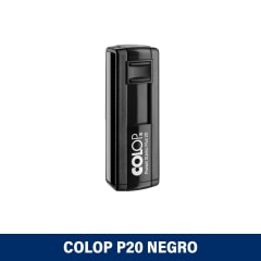 TIMBRE BOLSILLO 14X38MM POCKETSTAMP P20 NEGRO COLOP