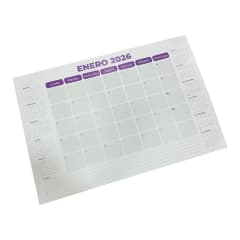 CALENDARIO MENSUAL COLOR BOND 105GRS 33X48CM EL ZOCALO