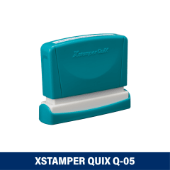 TIMBRE ESCRITORIO 04X60MM Q05 XSTAMPER TINTA NEGRA