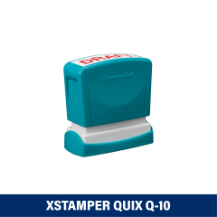TIMBRE ESCRITORIO 11X40MM Q10 XSTAMPER TINTA NEGRA