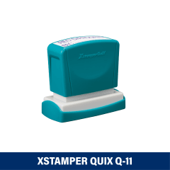 TIMBRE ESCRITORIO 16X48MM Q11 XSTAMPER TINTA NEGRA