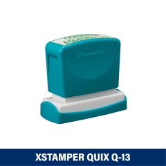 TIMBRE ESCRITORIO 13X49MM Q13 XSTAMPER TINTA NEGRA