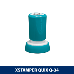 TIMBRE ESCRITORIO REDONDO 20MM Q34 XSTAMPER TINTA NEGRA