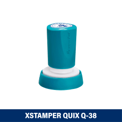 TIMBRE ESCRITORIO REDONDO 24MM Q38 XSTAMPER TINTA NEGRA