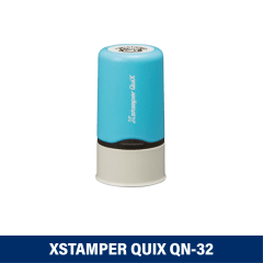 TIMBRE P/TELA 13MM QN32 XSTAMPER CELESTE