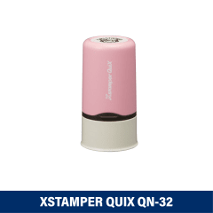 TIMBRE P/TELA QN32 13MM XSTAMPER ROSADO