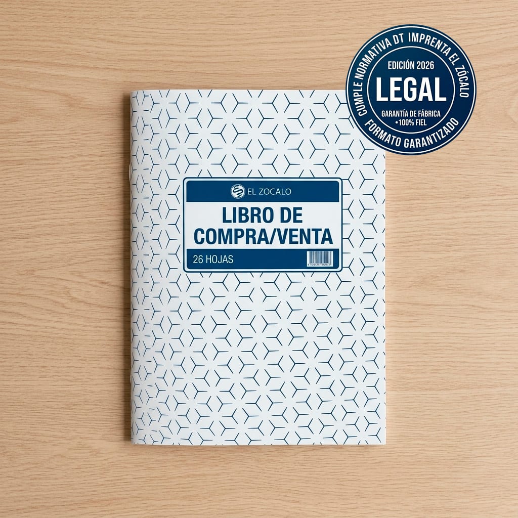 Libro Contable Compra Venta 26 Hojas | Imprenta El Zócalo6