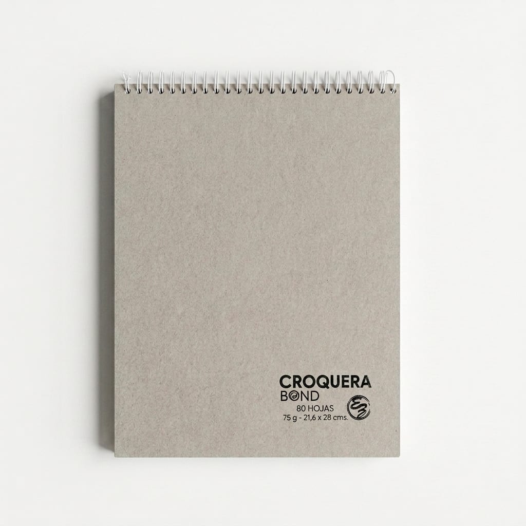 Croquera Bond 75g Tamaño Carta 80 Hojas | El Zócalo2