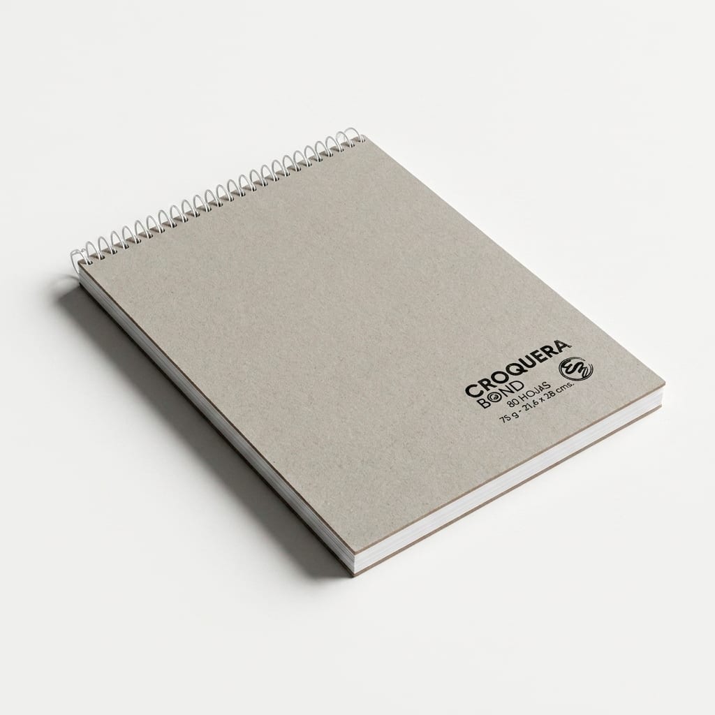 Croquera Bond 75g Tamaño Carta 80 Hojas | El Zócalo3