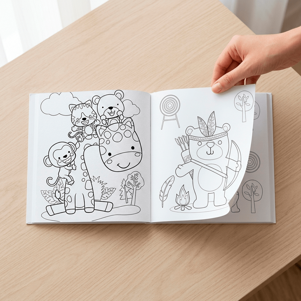 Libro para Colorear Volumen 5 Niña 50 Hojas | El Zócalo3
