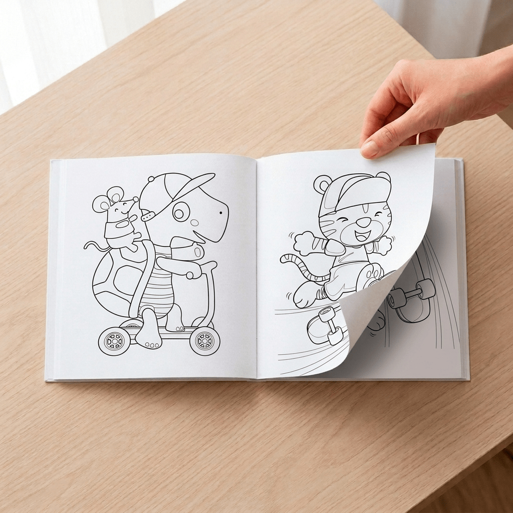 Libro para Colorear Volumen 5 Niña 50 Hojas | El Zócalo4