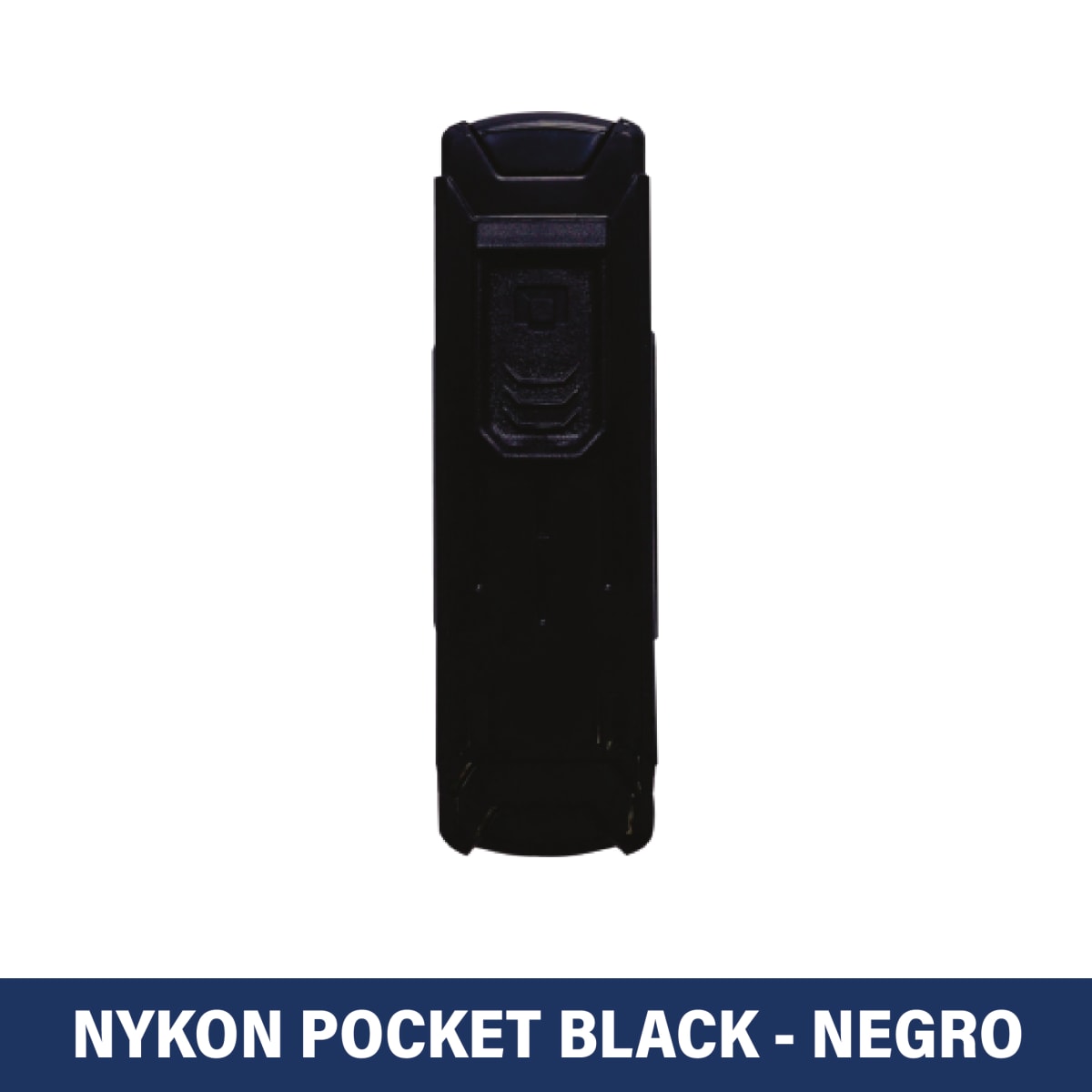 TIMBRE DE BOLSILLO 14X38MM POCKET V-P 302 BLACK NYKON NEGRO1