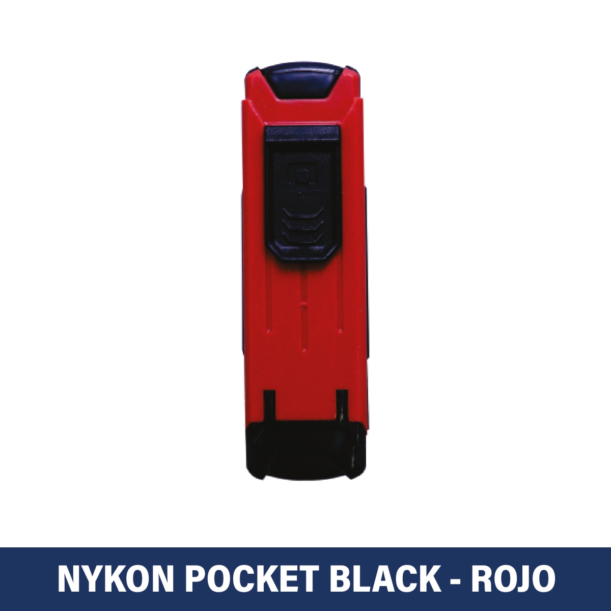 TIMBRE DE BOLSILLO 14X38MM POCKET V-P 302 NYKON ROJO1