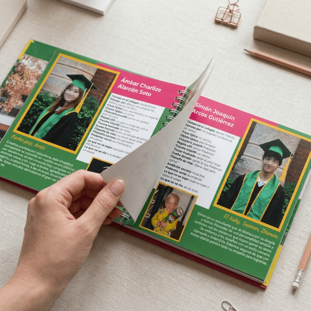 Anuario Escolar Hasta 120 Páginas Tapa Dura + Espiral | El Zócalo4