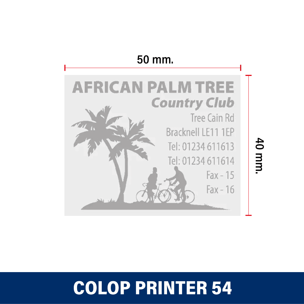 TIMBRE ESCRITORIO 40X50MM PRINTER 54 COLOP2