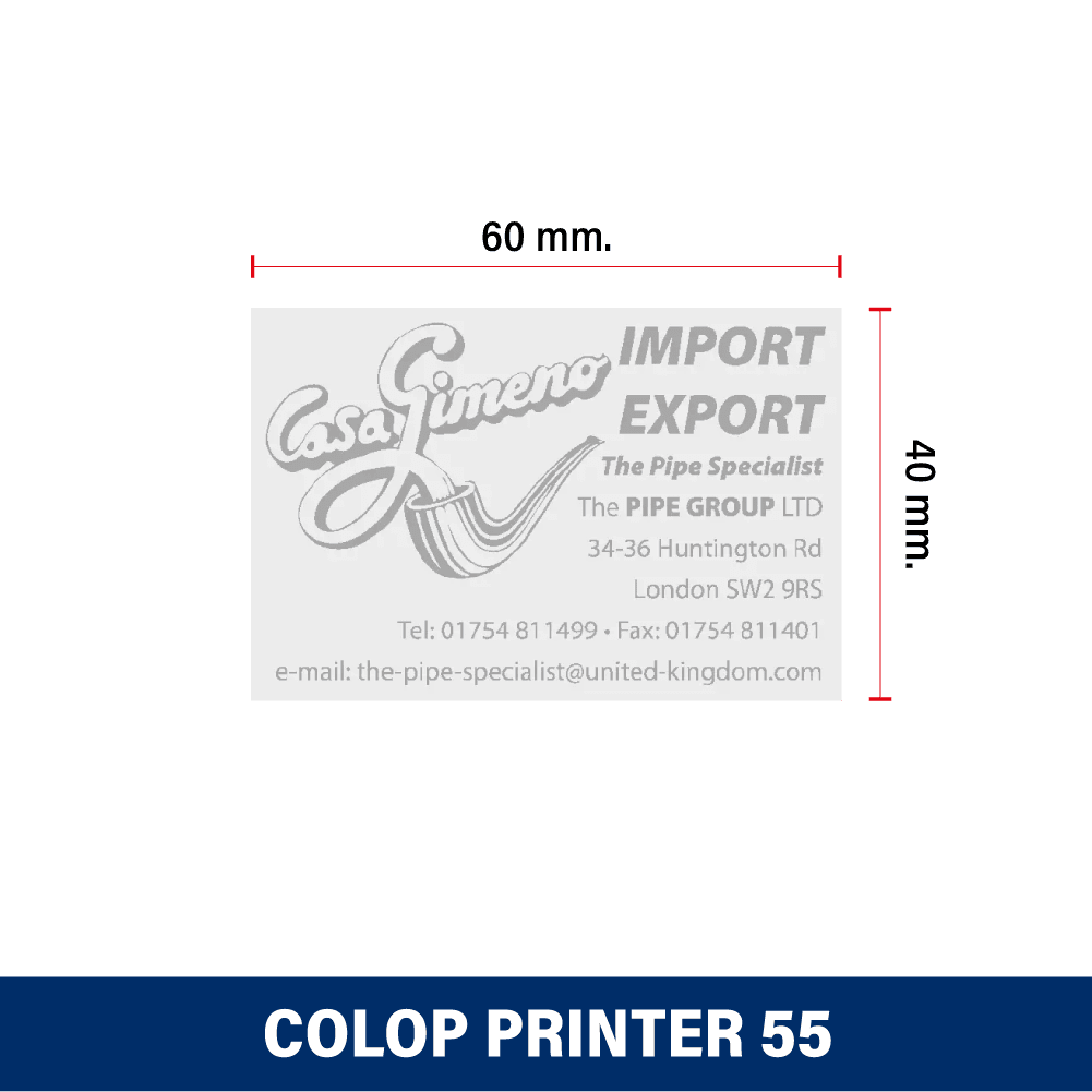 TIMBRE ESCRITORIO 40X60MM PRINTER 55 COLOP2