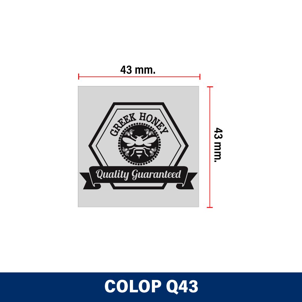 TIMBRE ESCRITORIO 43X43MM PRINTER Q43 COLOP2