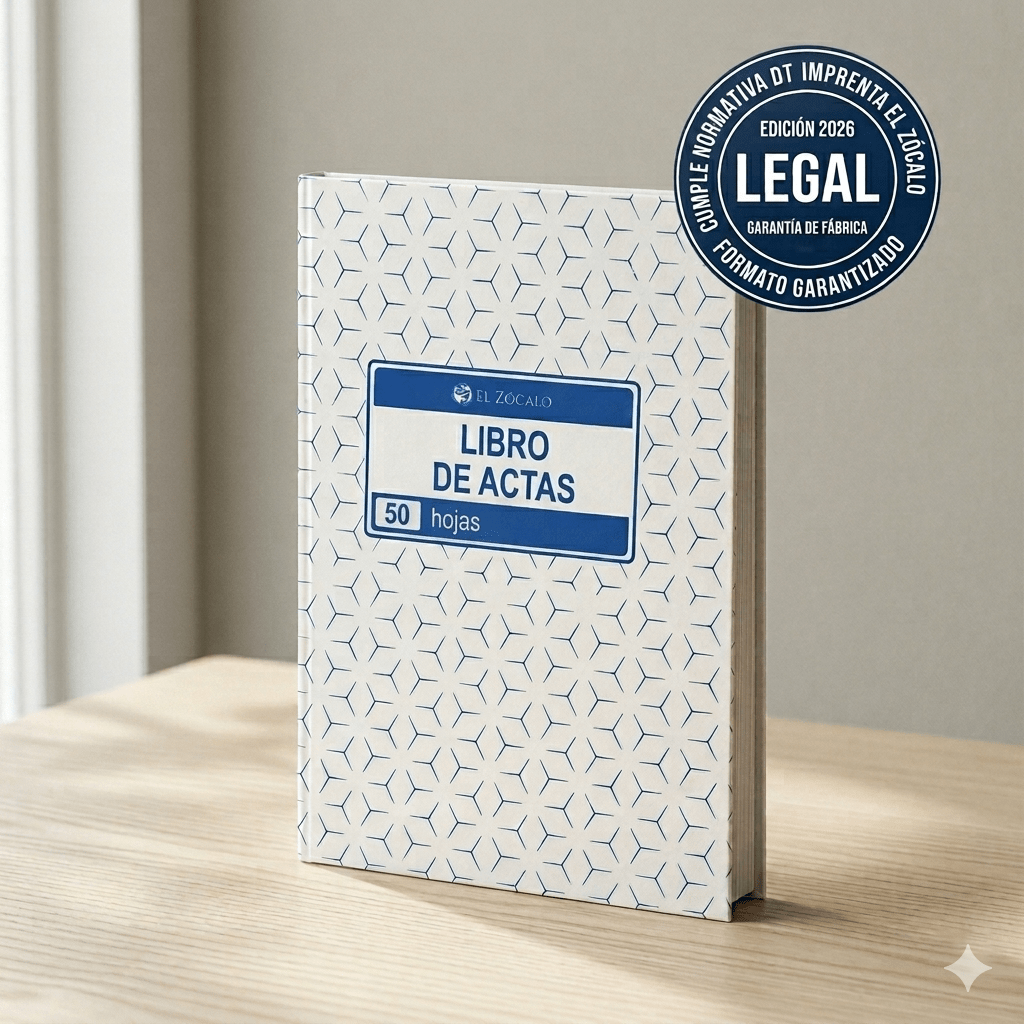 Libro de Actas Condominios 50 Hojas | Imprenta El Zócalo4