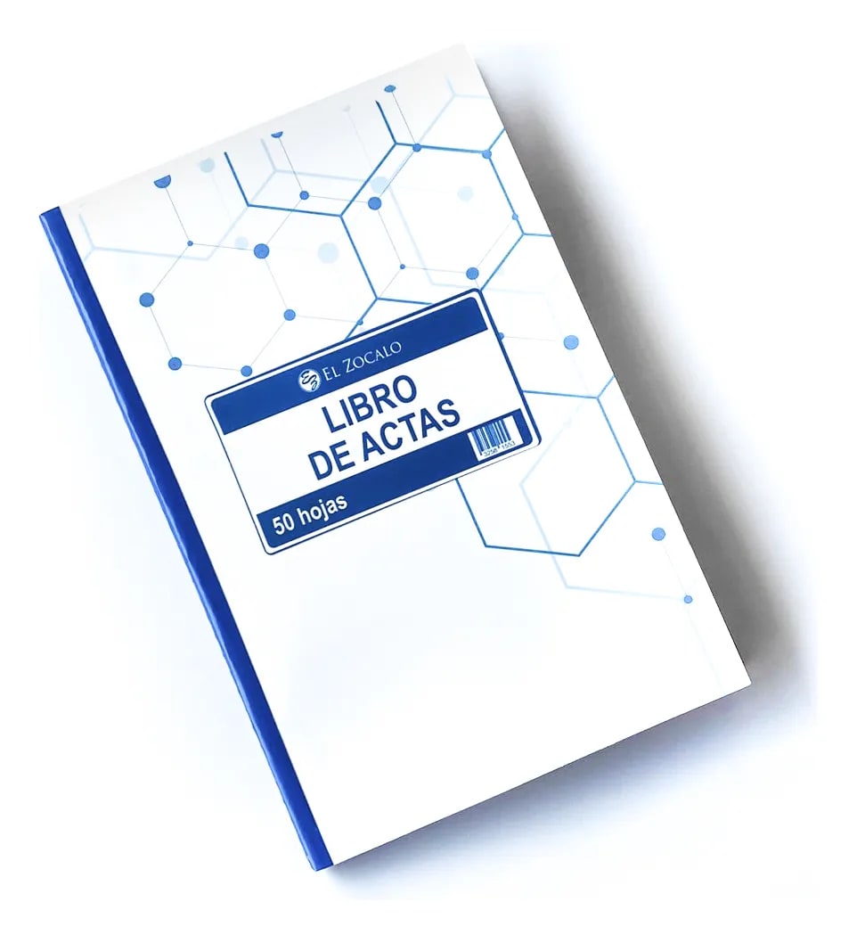 Libro de Actas Condominios 50 Hojas | Imprenta El Zócalo5