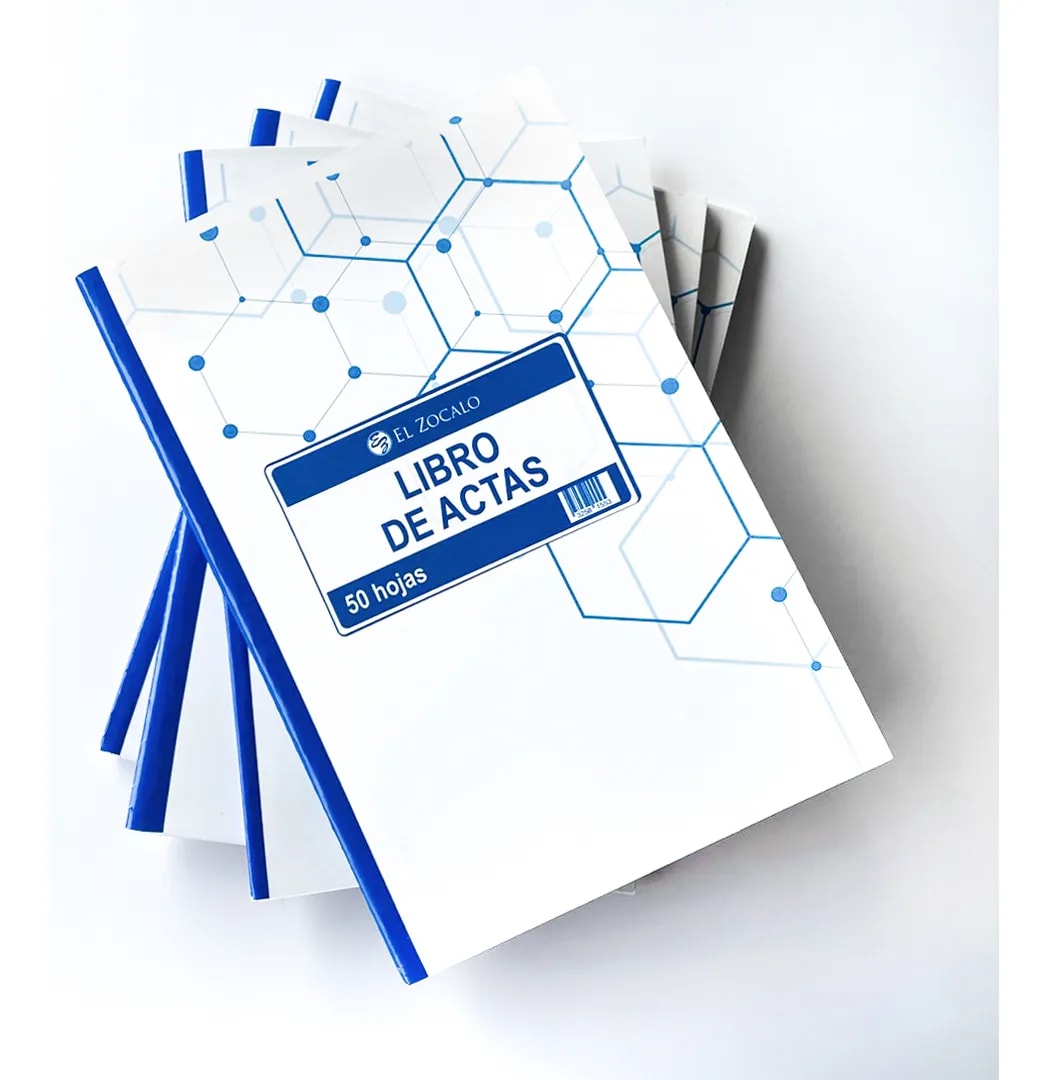 Libro de Actas Condominios 50 Hojas | Imprenta El Zócalo1