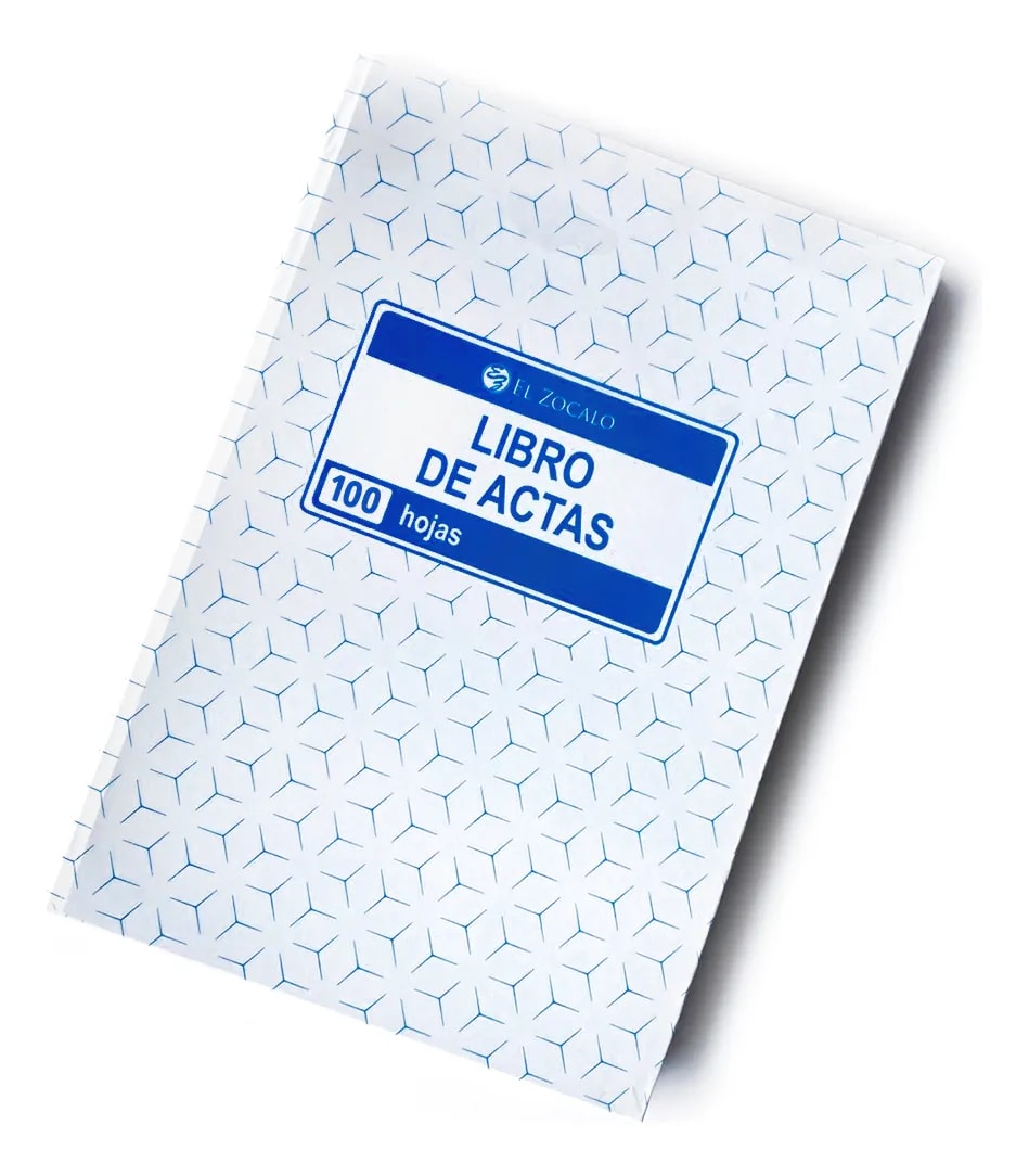Libro de Actas 100 Hojas Tapa Dura | Imprenta El Zócalo5