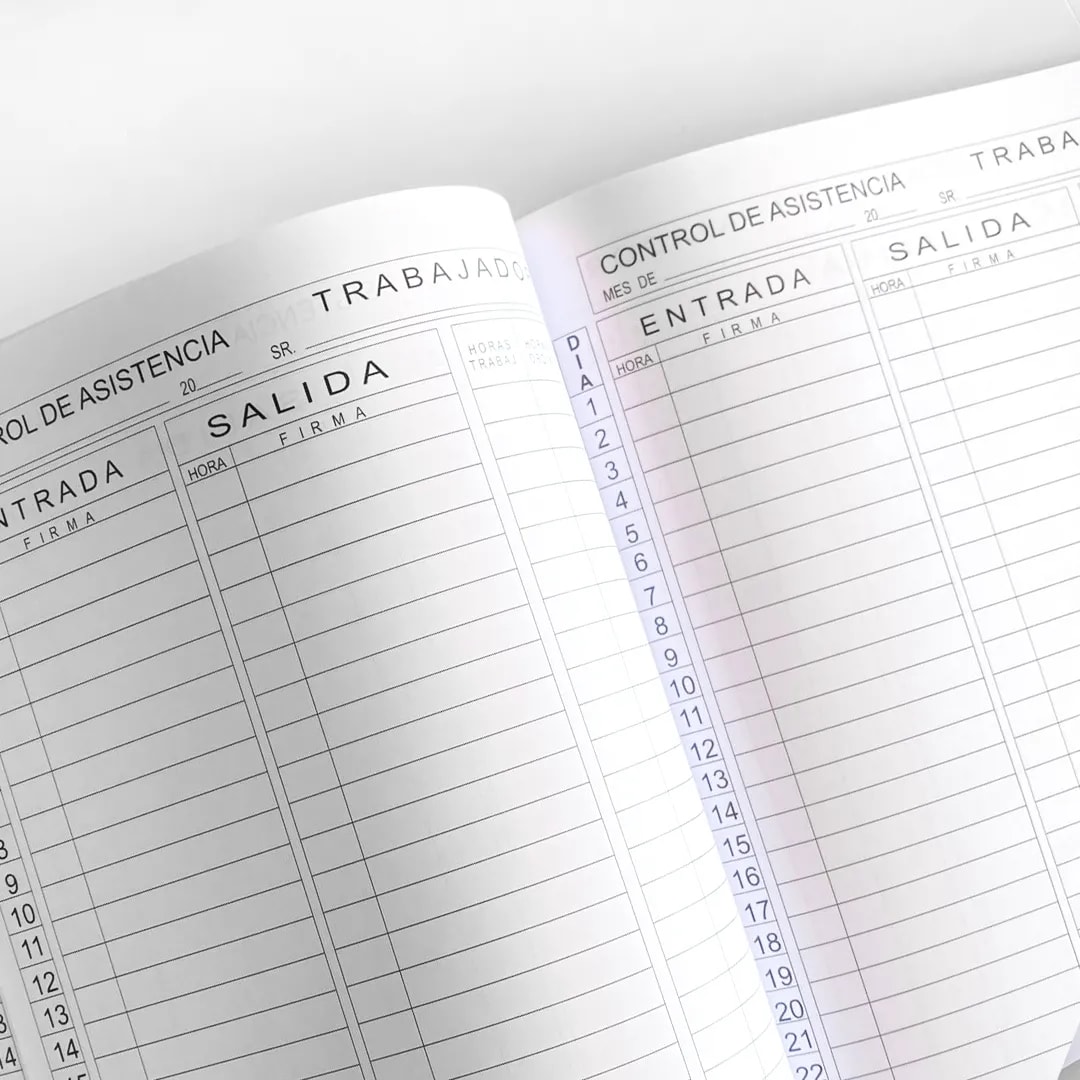 Libro de Control de Asistencia de Personal (26 Hojas)3