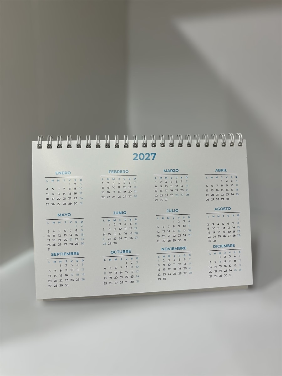 CALENDARIO ESCRITORIO PERSONALIZADO 14X20CM3