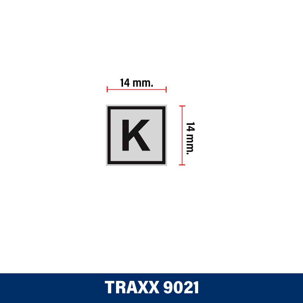 TIMBRE ESCRITORIO 14 X 14MM 9021 TRAXX2