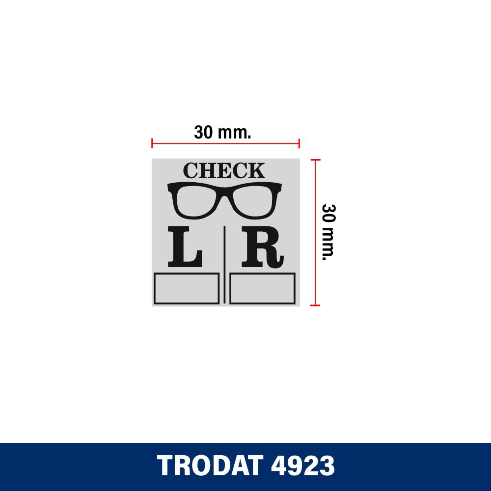 TIMBRE ESCRITORIO 30X30MM 4923 TRODAT2
