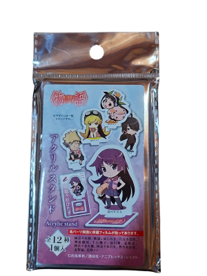 STAND ACRILICO GACHA MONOGATARI SERIES MOTOBAYASHI