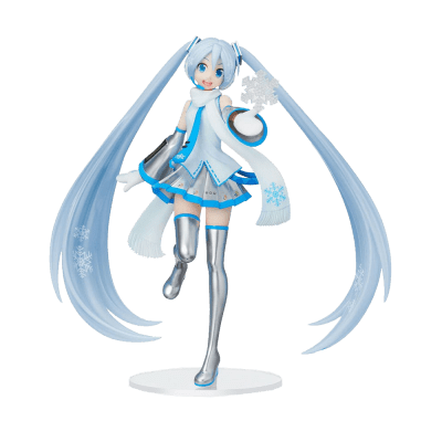 SEGA FIGURA LUMINASTA HATSUNE MIKU SNOW MIKU SKY TOWN1