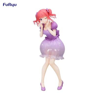 FURYU FIGURA NAKANO NINO TRIO TRY IT PASTEL DRESS VER THE QUINTESSENTIAL QUINTUPLETS