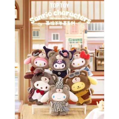 SANRIO CHARACTERS AFTERNOON TEA PLUSH DOLL SERIES CAJA SELLADA ORIGINAL
