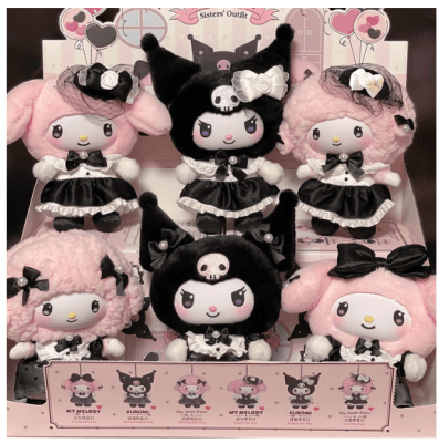 SANRIO CHARACTERS SISTERS' OUTFIT SERIES PLUSH CAJA SELLADA ORIGINAL1